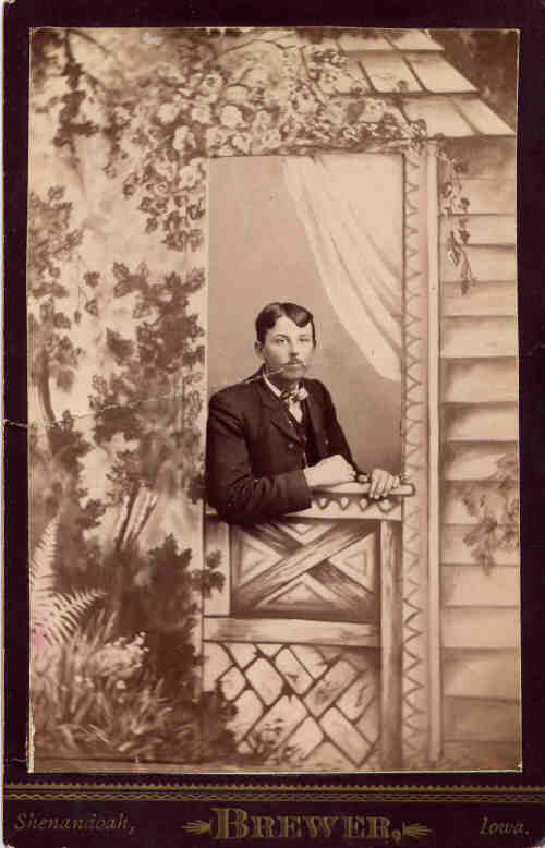 Emory Ash (1862–1940) — Brewer studio, Shenandoah, Iowa, about 1888