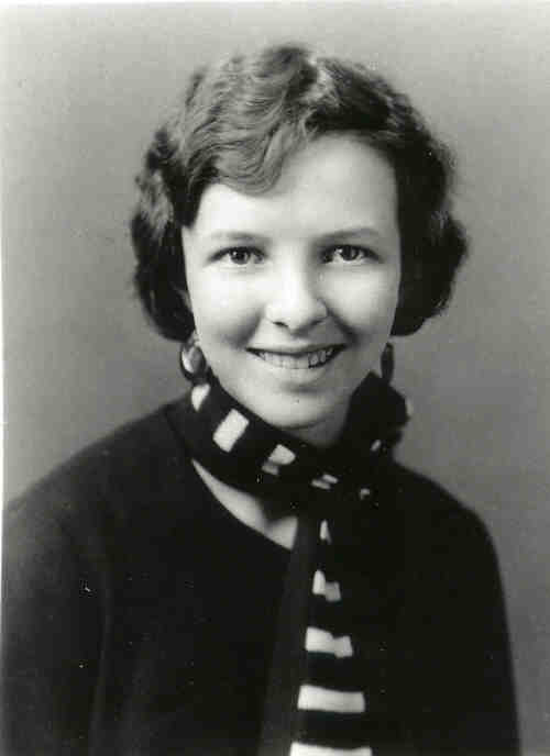 Lois Anne Sterner (1916–2004) at eighteen, 1934