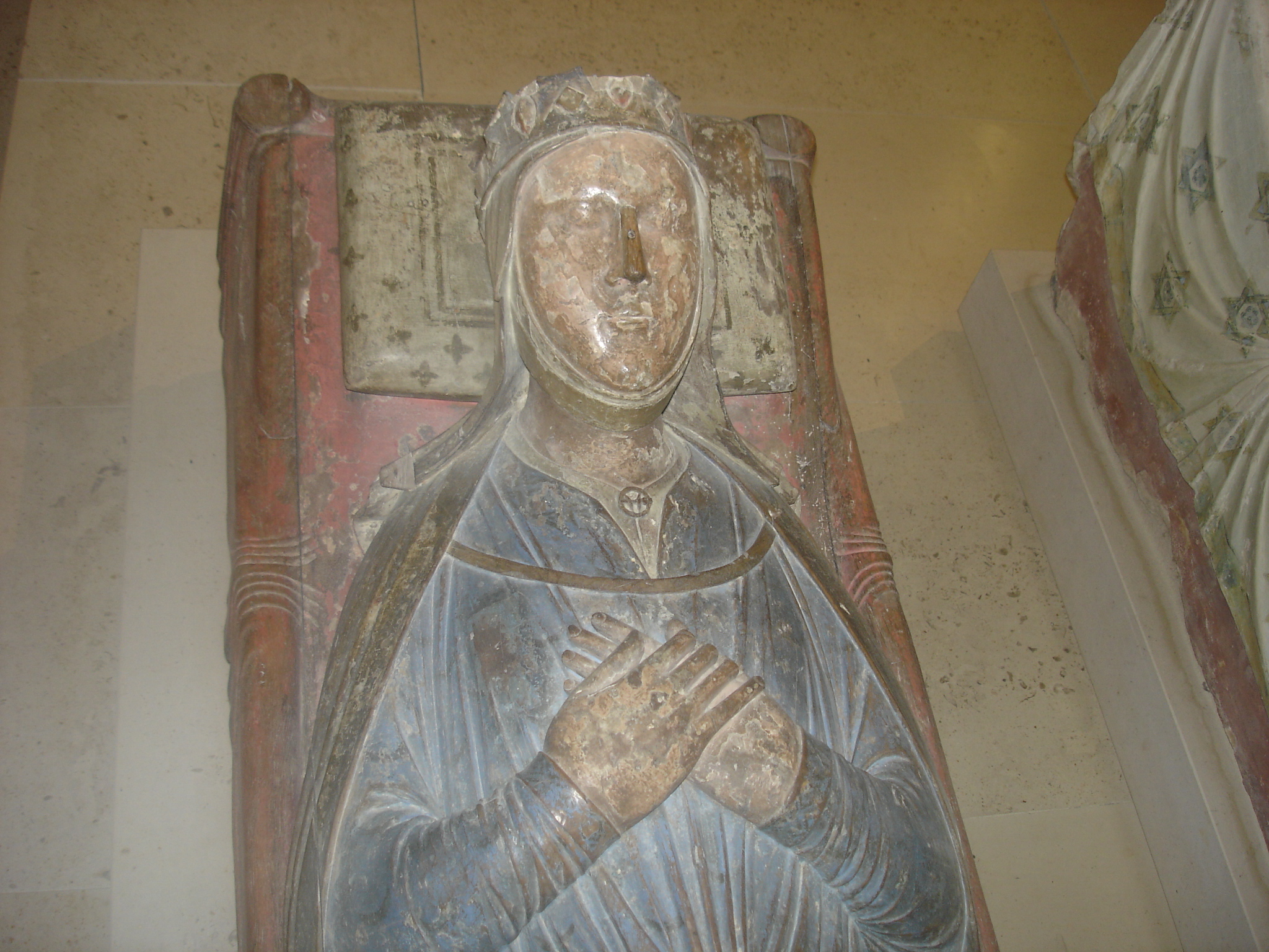 Isabella of Angoulême — tomb effigy, Fontevraud Abbey, 13th century