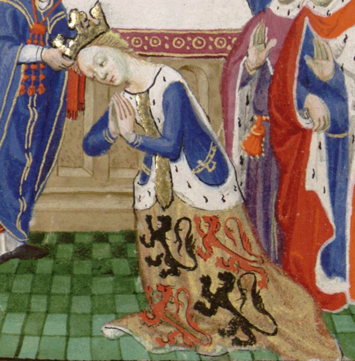 Philippa of Hainault — medieval depiction
